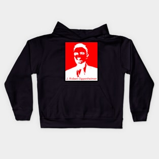 Oppenheimer - White on Red Kids Hoodie